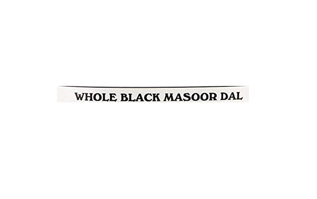 Be Conscious Whole Black Masoor Dal    Pack  500 grams